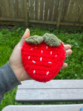 strawberry coin purse