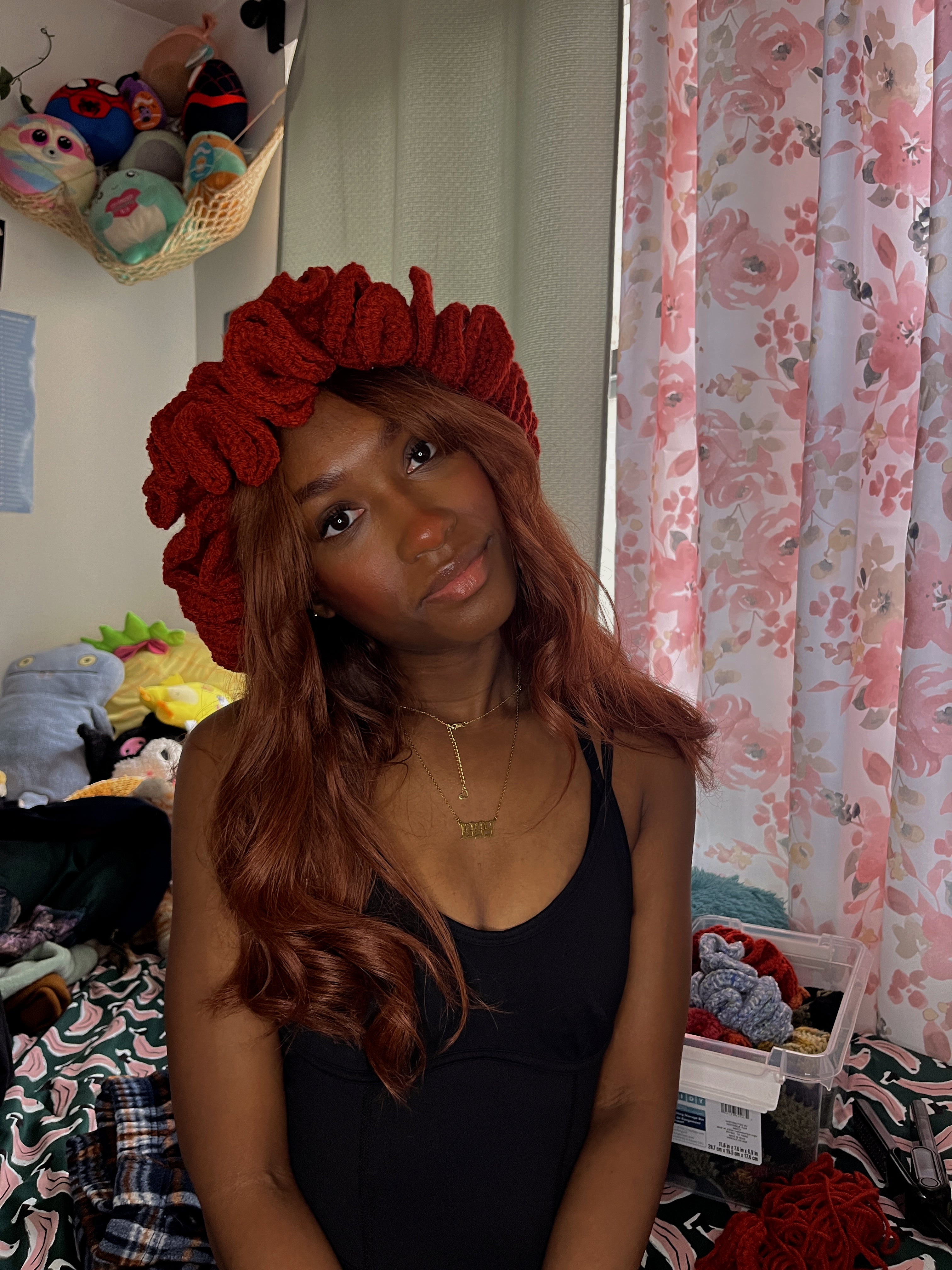 ruffle hat